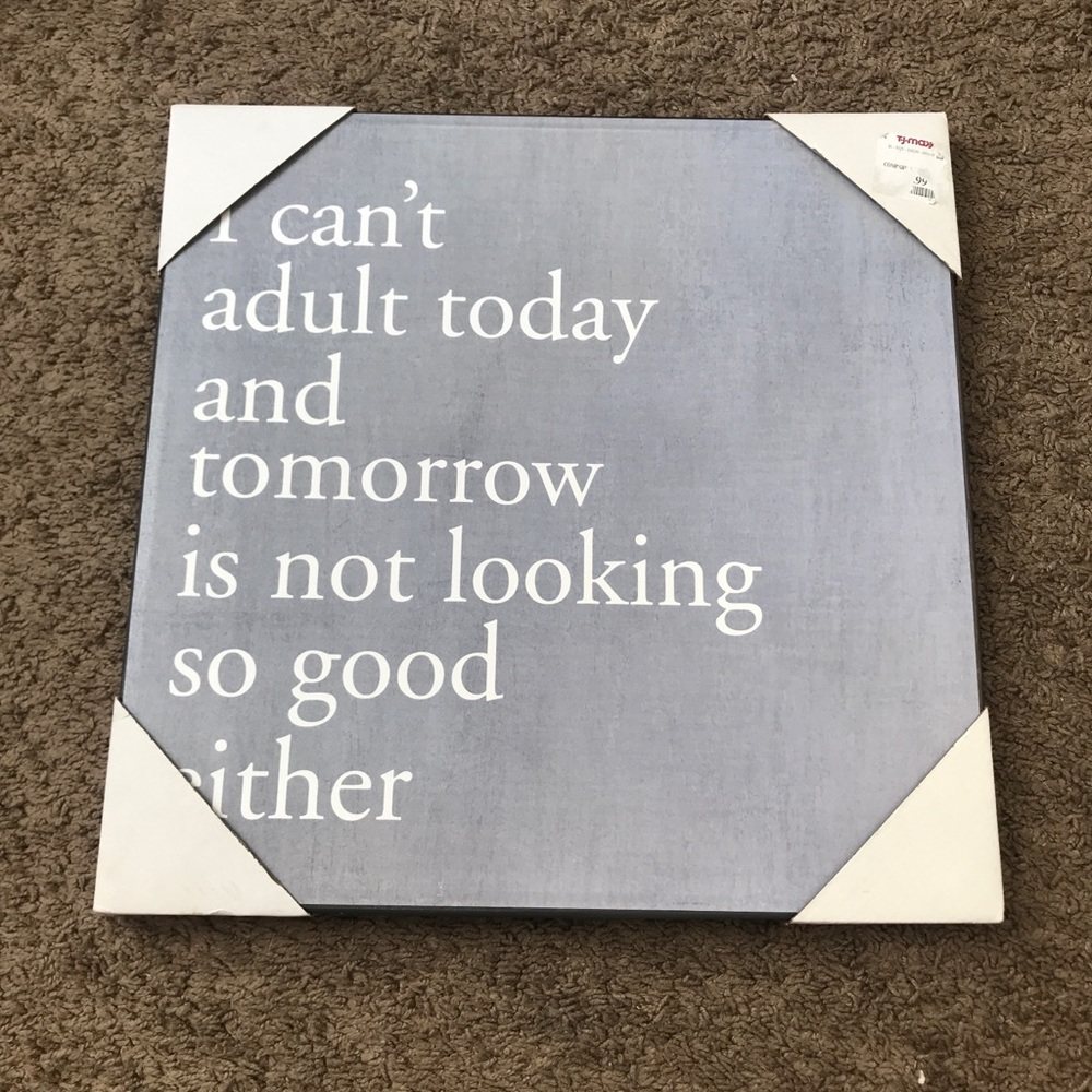 Canvas sign